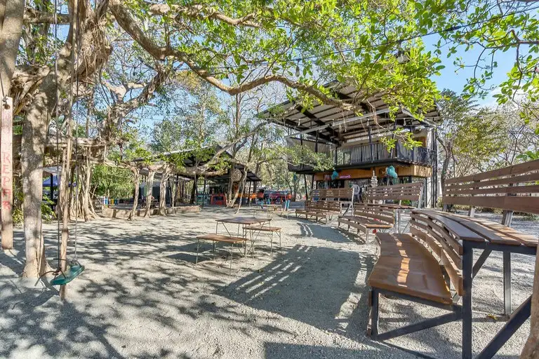 Commercial Plaza for Sale in Playa Avellanas, Features Restaurants, Shops, and Community Space