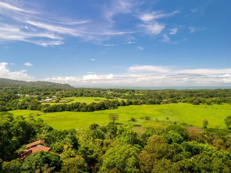 Ocean View Property with Commercial Zoning in Central Uvita – 2br, 2ba Home on 3.534 Acres