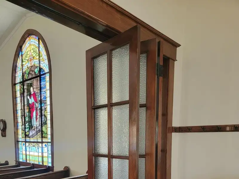 Charming Country Church with Stained Glass, Pristine Woodwork, and Redevelopment Potential
