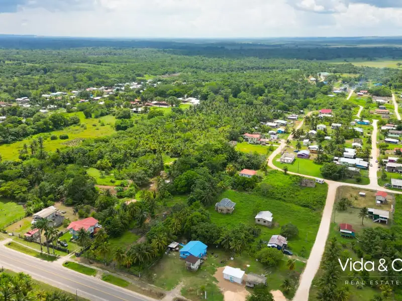 1-acre Lot for Sale in Camalote, Belmopan with Highway Frontage and Fenced Boundaries