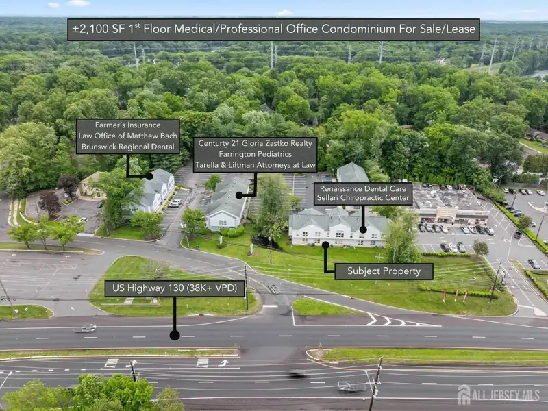 First-floor Medical/professional Office Condo for Sale/lease on Route 130