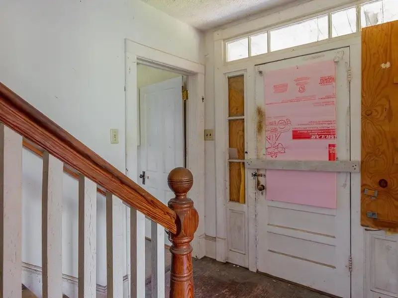 Classic American Foursquare Home in Need of Restoration with Detached Garage