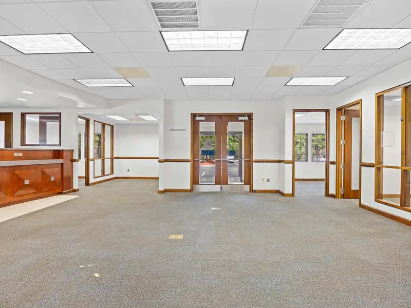 Former Bank for Lease - 3002 Sf with Drive-thru and Office Layout