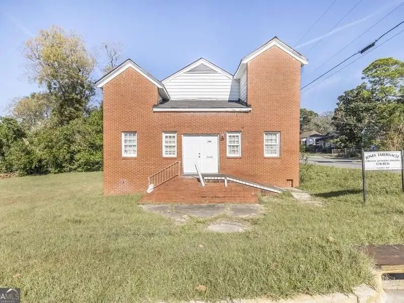 Historic Church Building on Corner Lot in High-traffic East Macon, 0.41 Acres