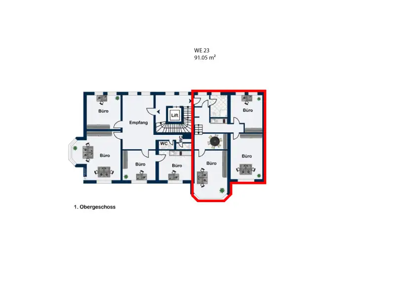 Historic Office Space for Sale in Bad Neuenahr-ahrweiler, 91 M² with Modern Features