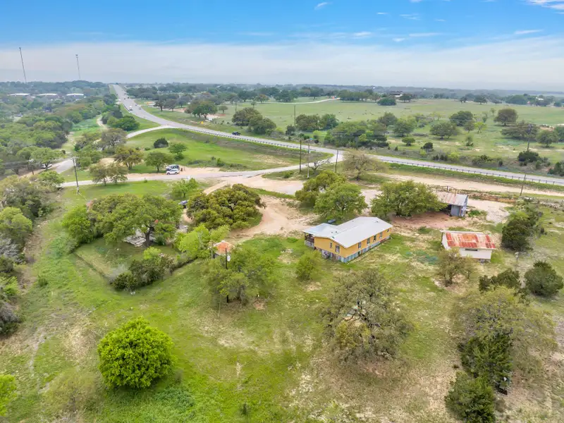 3.4-acre Commercial Tract on Hwy 290 East of Fredericksburg with Multiple Improvements