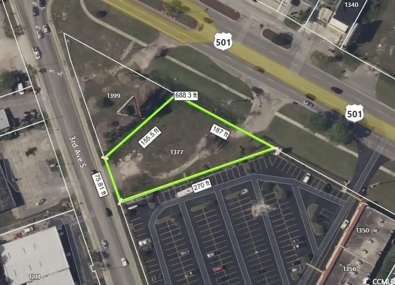 0.63-acre Commercial Out-parcel at Highway 501 and 3rd Avenue, Myrtle Beach