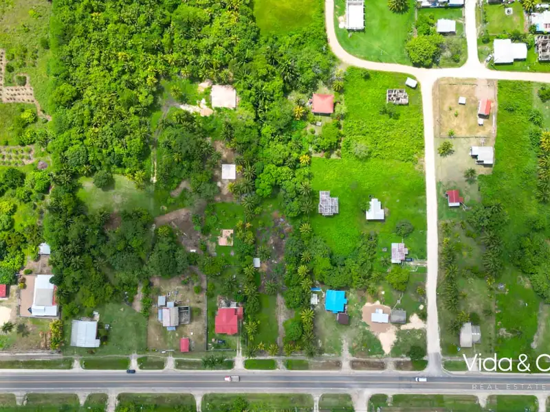 1-acre Lot for Sale in Camalote, Belmopan with Highway Frontage and Fenced Boundaries