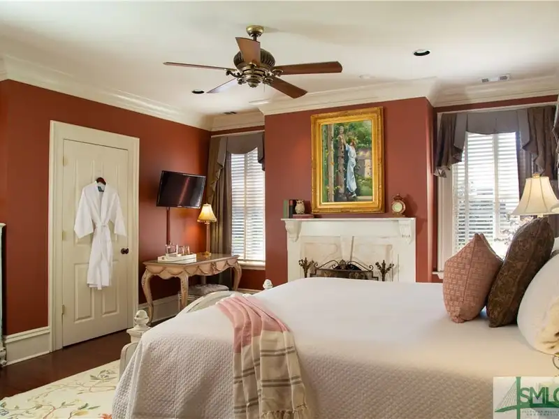 Restored 1871 Gray Brick Townhome in Savannah’s Historic District with Carriage House and Stvr Certificates