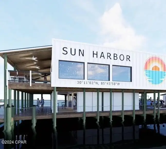 Restaurant Space for Lease at Sun Harbor Marina, St. Andrew Bay with Stunning Views