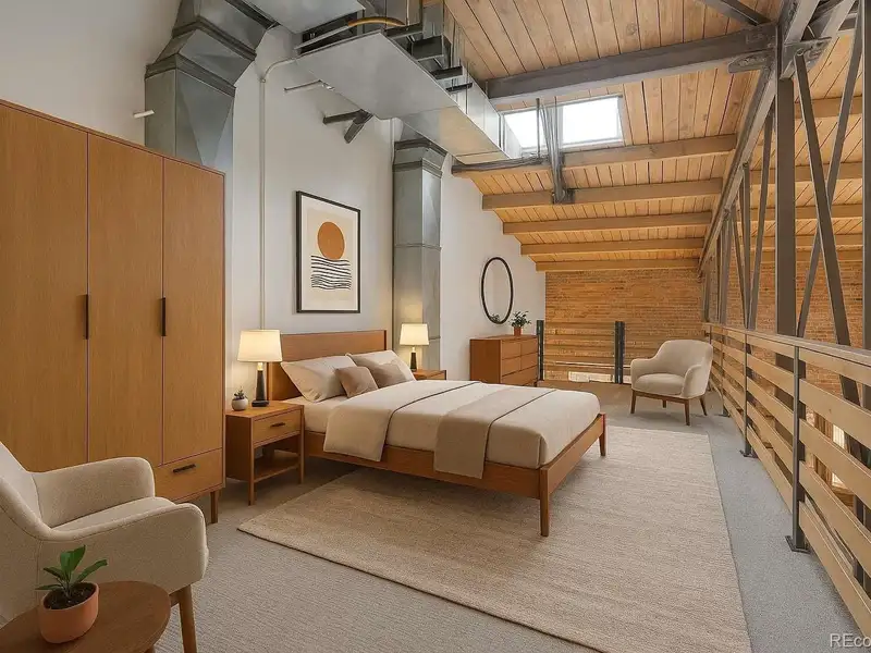 Two-level Brick Live/work Loft in Rino Arts District, Denver
