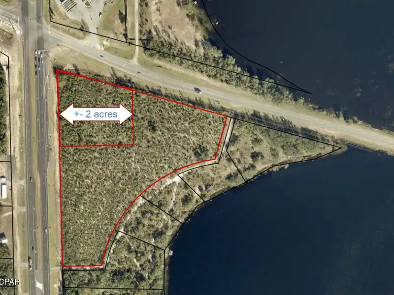 Prime 2-acre Commercial Corner Lot at High-traffic Intersection in Bay County, Florida