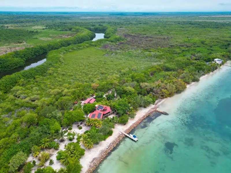 Beachfront Eco-resort Opportunity in Monkey River, Belize on 2.5 Acres with Boat Access