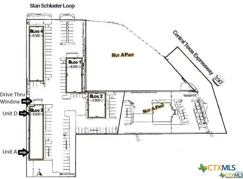 Office/retail Space for Lease Near I-14 - 1200 Sq. Ft.
