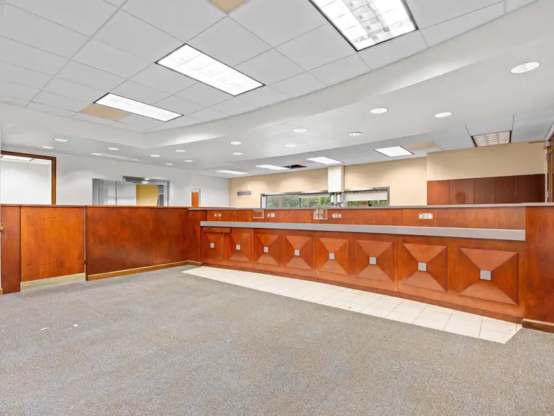 Former Bank for Lease - 3002 Sf with Drive-thru and Office Layout