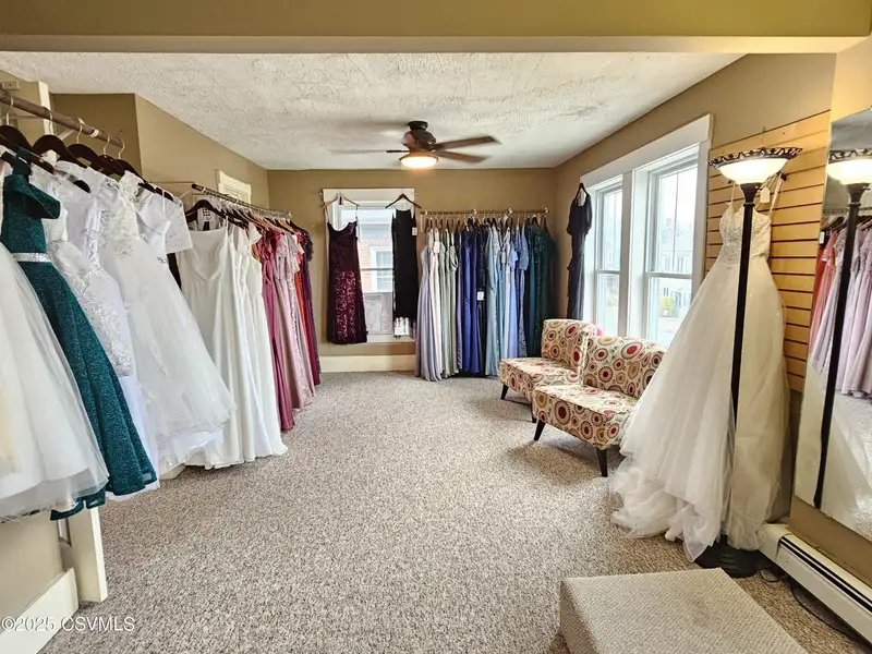 Downtown Selinsgrove Bridal Shop with Display Rooms and Off-street Parking