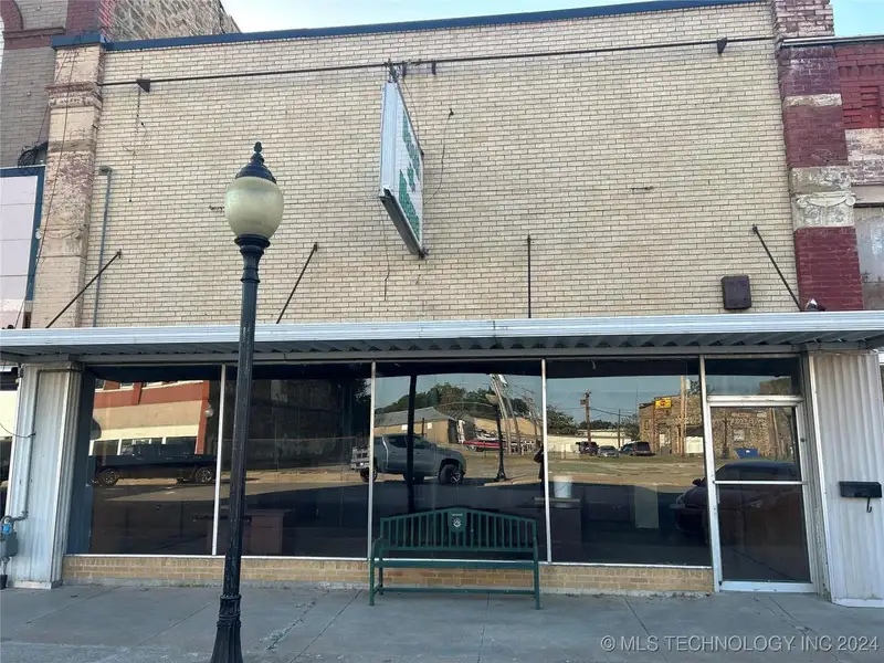 Historic Downtown Wagoner Commercial Building with Upstairs Living Space