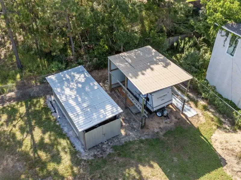30x30 Enclosed Quonset Building with Pole Barn and Storage on Hwy 98