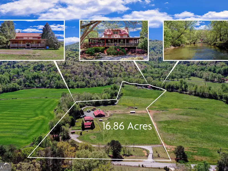 16.86-acre Farm with Two Residences and Riverfront Views in Nacoochee Valley, Ga