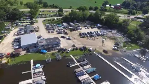Premier Full-service Marina with 95 Slips on Rock River, Direct Lake Access