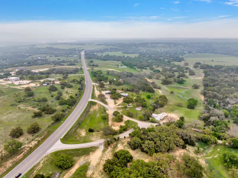 3.4-acre Commercial Tract on Hwy 290 East of Fredericksburg with Multiple Improvements