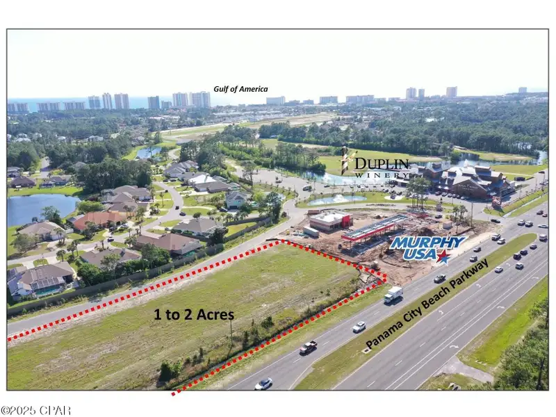 Prime Commercial Land for Lease in Panama City Beach - 1 to 2 Acres Available