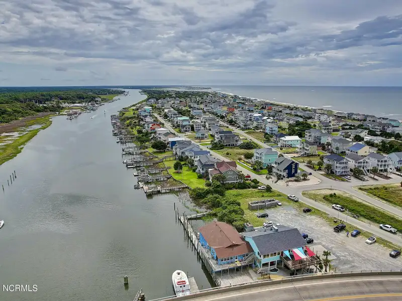 Waterfront Commercial Property on Holden Beach with 230' Frontage and Development Potential