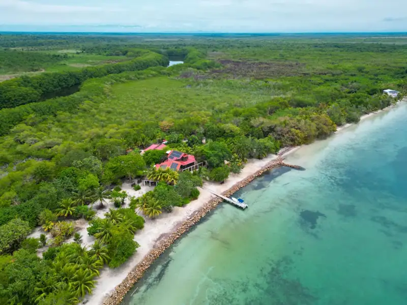 Beachfront Eco-resort Opportunity in Monkey River, Belize on 2.5 Acres with Boat Access