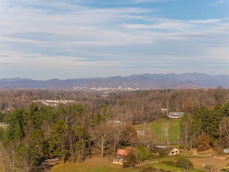 Unique 268-acre Asheville Property with Mountain Views, Homestead, and Horse Facilities