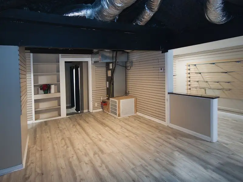 Midtown Commercial Property with Kitchenette, Restrooms, and Storage Building