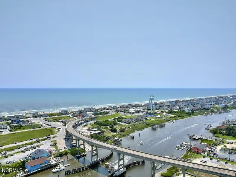 Waterfront Commercial Property on Holden Beach with 230' Frontage and Development Potential