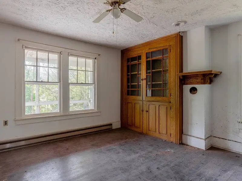 Classic American Foursquare Home in Need of Restoration with Detached Garage