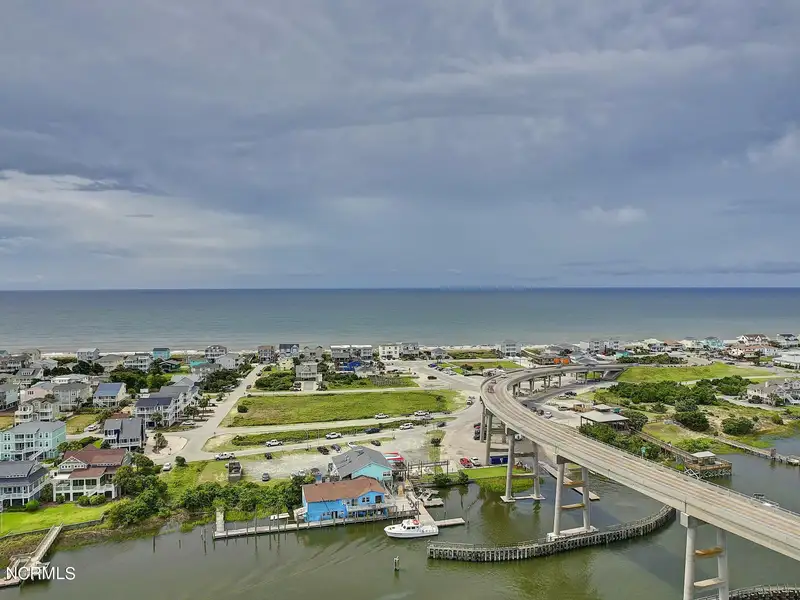 Waterfront Commercial Property on Holden Beach with 230' Frontage and Development Potential