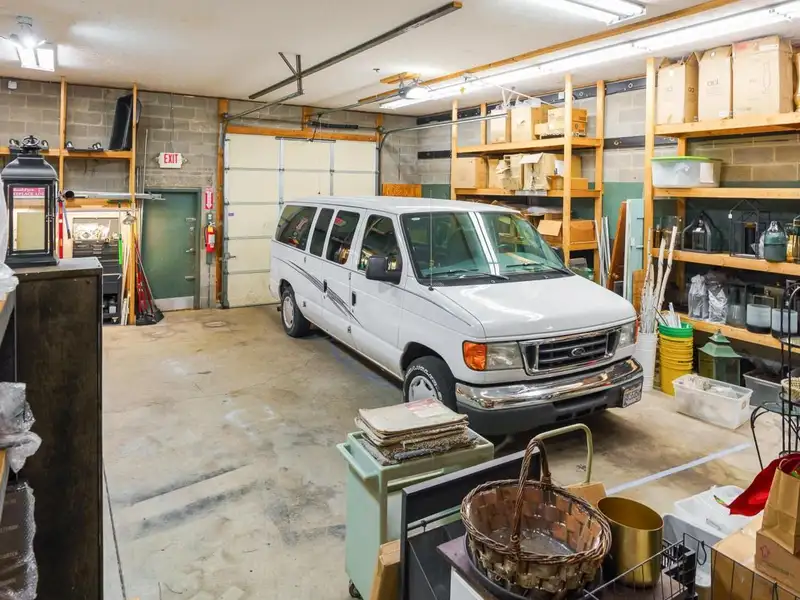 Prime Commercial Building in Downtown Reynoldsburg with Parking and Industrial Garage