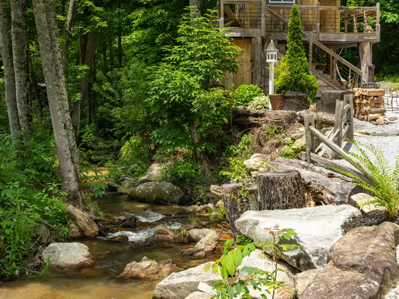 Serene 5.81-acre Retreat with Pavilion, Barn, Home, and Bold Creek Access