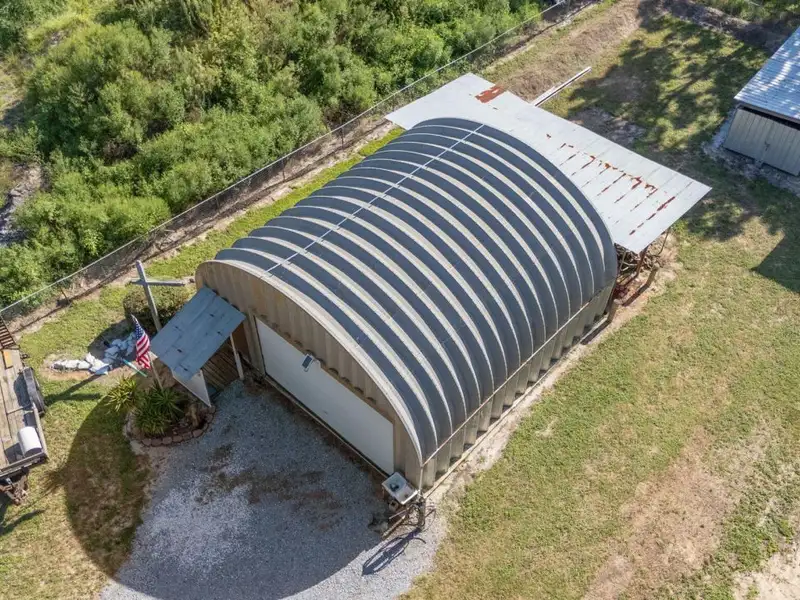 30x30 Enclosed Quonset Building with Pole Barn and Storage on Hwy 98