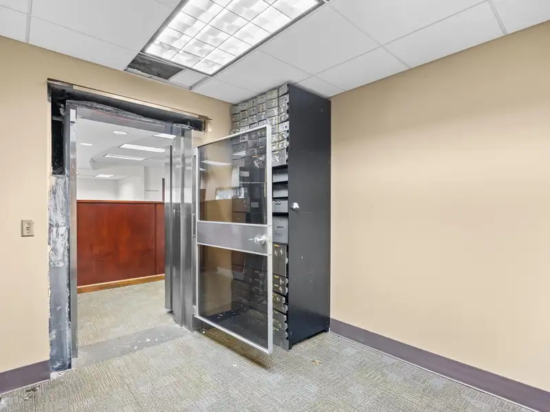 Former Bank for Lease - 3002 Sf with Drive-thru and Office Layout