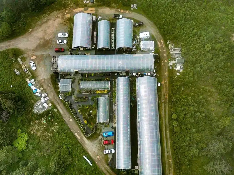 Greenhouse Business Opportunity on 7 Acres with Ocean View in St. Peter's, Ns