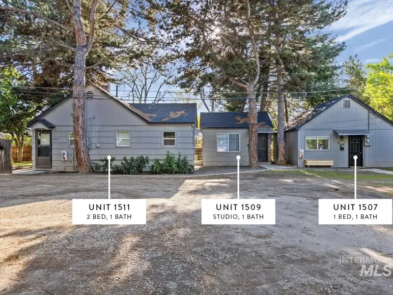 Unique Duplex and Bungalows in Boise Bench on over Half an Acre