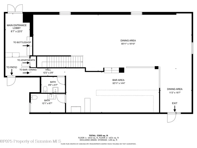 Unique Restaurant with Patio and Residential Income Potential in Dunmore, Pa