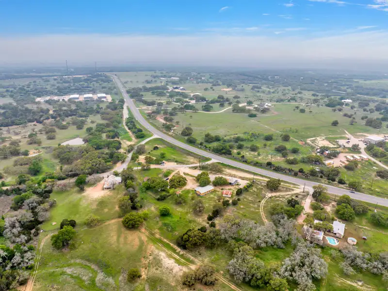 3.4-acre Commercial Tract on Hwy 290 East of Fredericksburg with Multiple Improvements