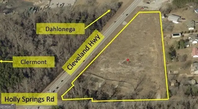 High-visibility Corner Lot for Lease on Cleveland Hwy, Clermont, Hall County