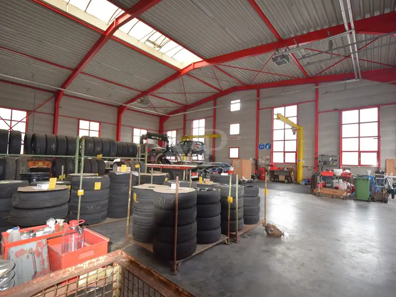 Versatile Industrial Property with Halls, Offices, and Open Space in Prime Location