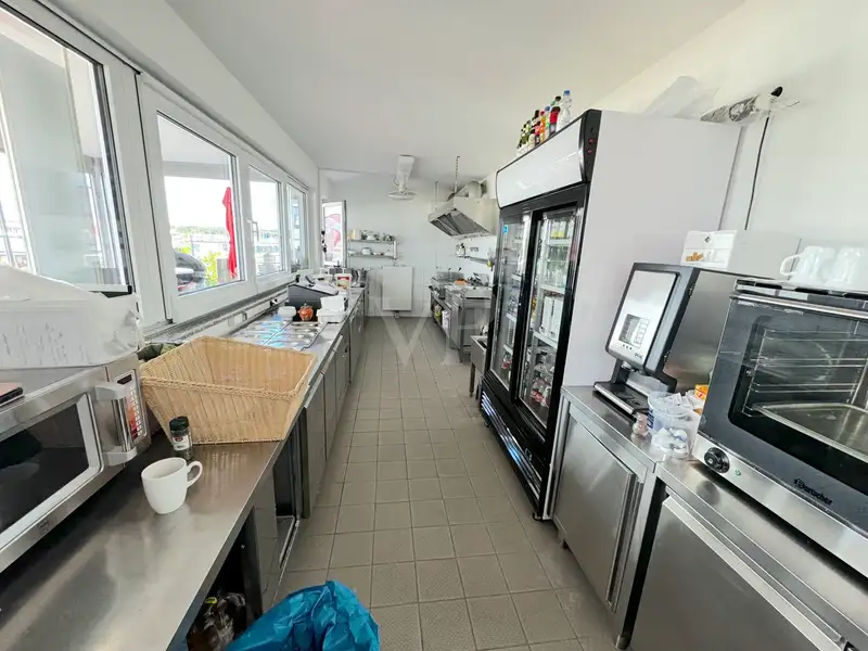 Mixed-use Property with Snack Bar and Apartment on Peenemünde Harbor Promenade