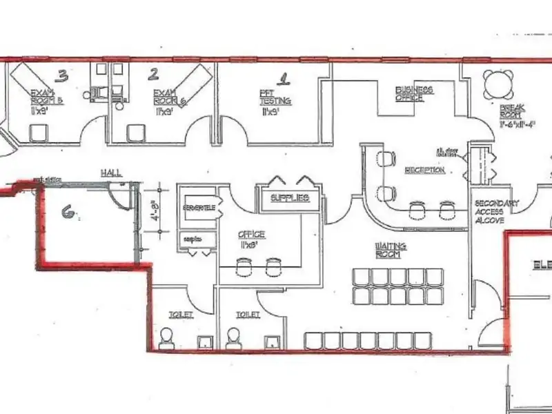 Medical Office Space for Lease in Renaissance Commons, Jamesburg - 2,513 Sf