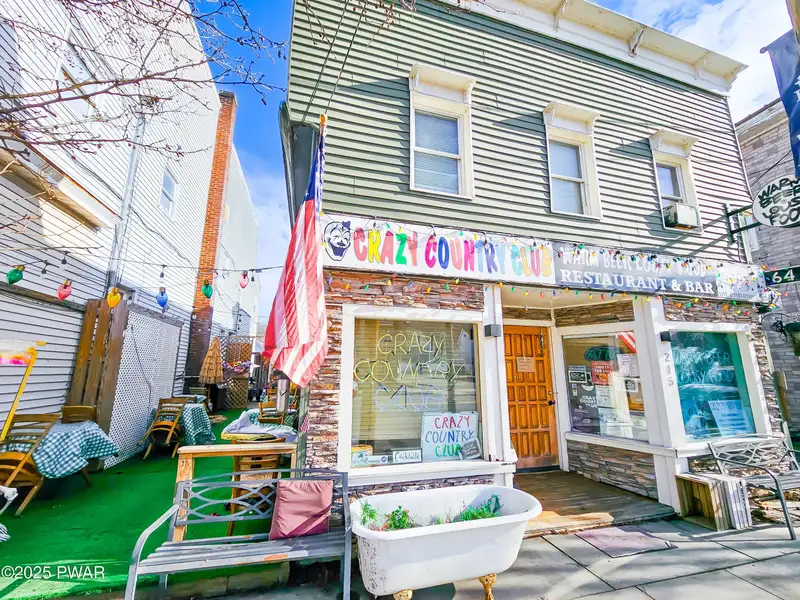 Commercial Building with Restaurant Equipment and Apartment in Downtown Hawley, Pa