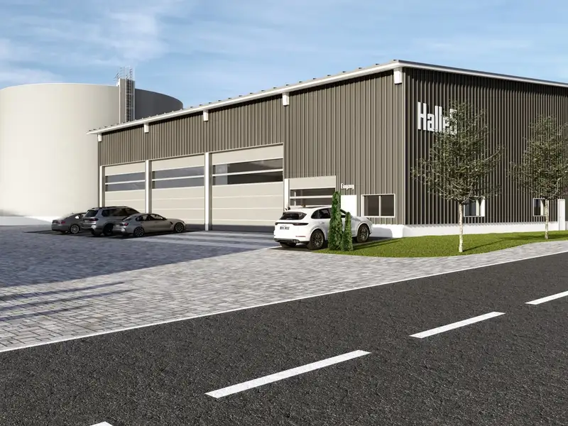Modern Industrial Hall with 1,013m² Usable Area Near B13, Planned for 2025
