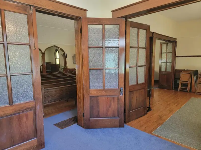 Charming Country Church with Stained Glass, Pristine Woodwork, and Redevelopment Potential