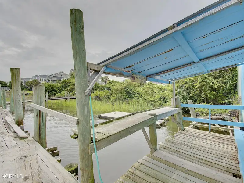 Waterfront Commercial Property on Holden Beach with 230' Frontage and Development Potential