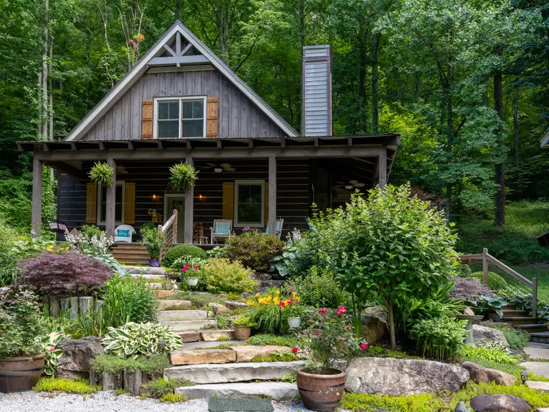 Serene 5.81-acre Retreat with Pavilion, Barn, Home, and Bold Creek Access